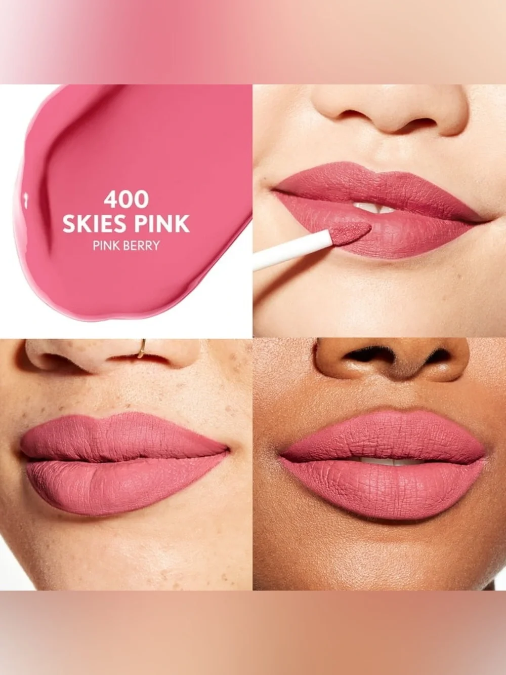 COVERGIRL Outlast Forever Velvet Pigment Matte Lipstick - Skies Pink, NEW